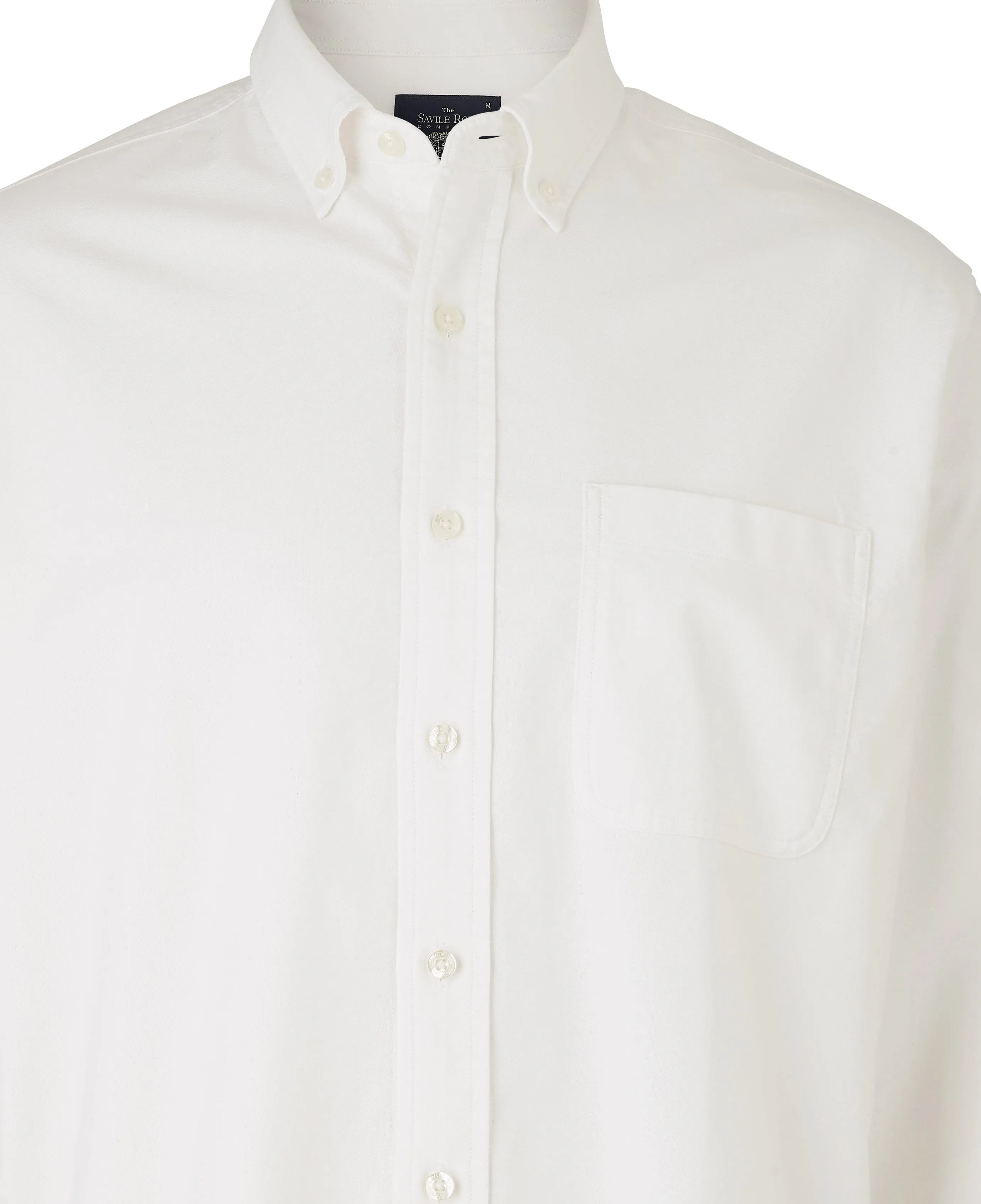 White Classic Fit Oxford Shirt