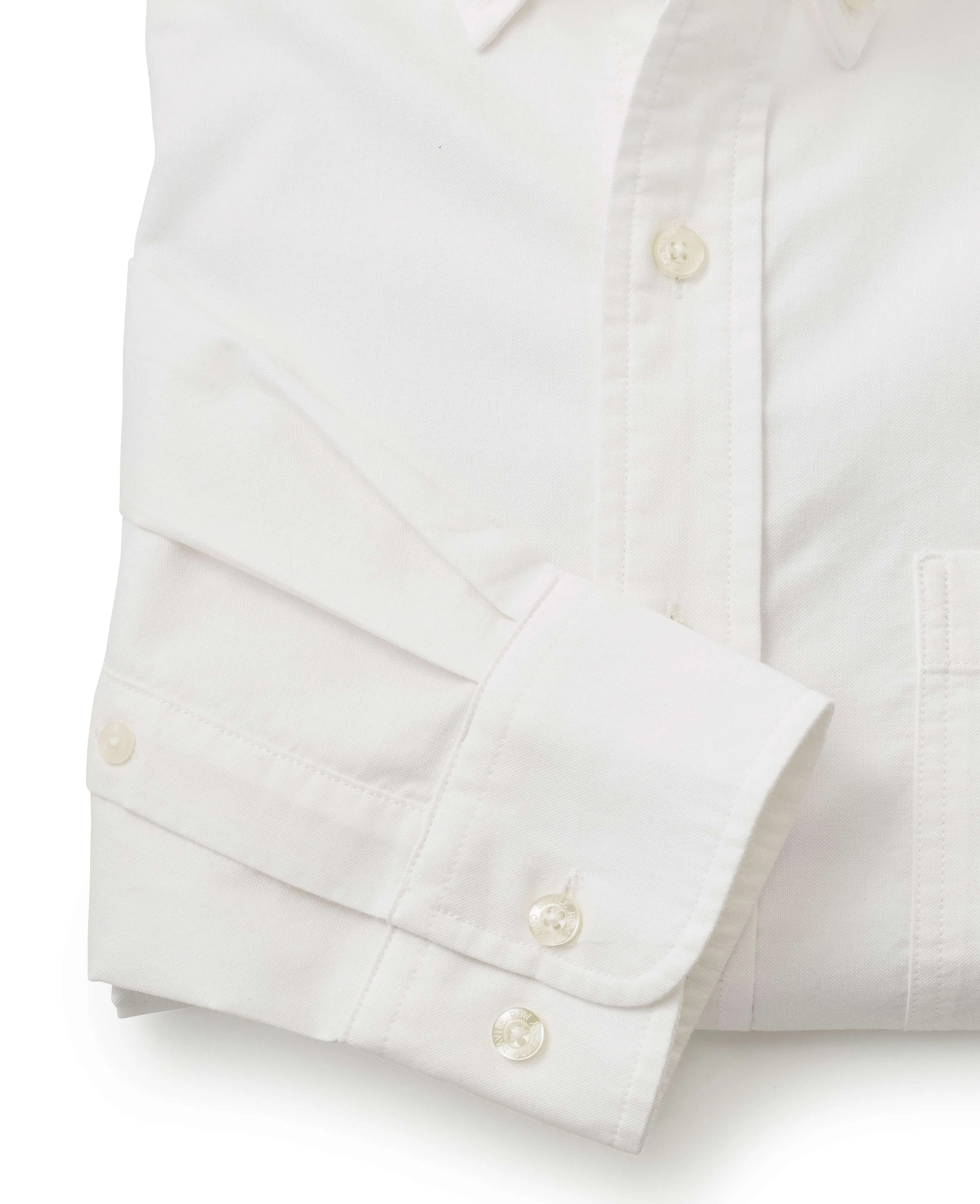 White Classic Fit Oxford Shirt