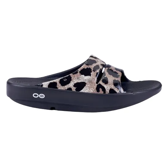 Women's Oofos OOahh Limitied Cheetah