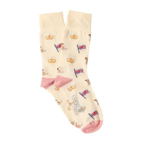 Women's Royal Mini Icon Cotton Socks